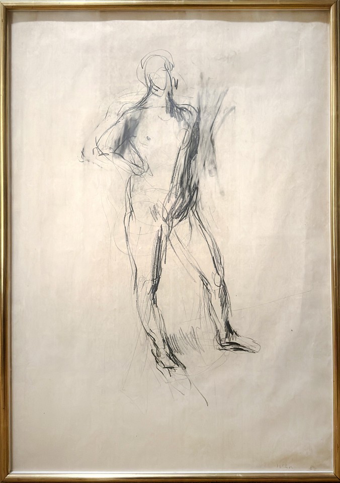 Isabelle Melchior, Untitled Male Nude, 1982
28" x 20", 29.25" x 21.25" framed
Graphite on paper
CUST 58-02 IM 150
Price Upon Request