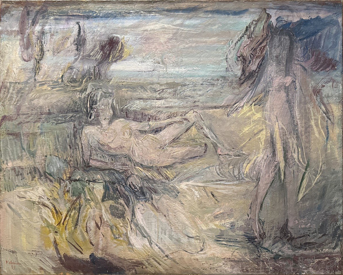 Isabelle Melchior, Narcissus & Echo, 1997
32"" x 39""
Oil on linen
CUST 58-07 IM 554
Price Upon Request