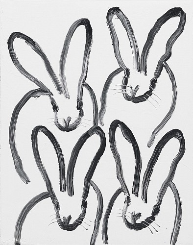 Hunt Slonem -&nbsp;4 Bunny's, 2026