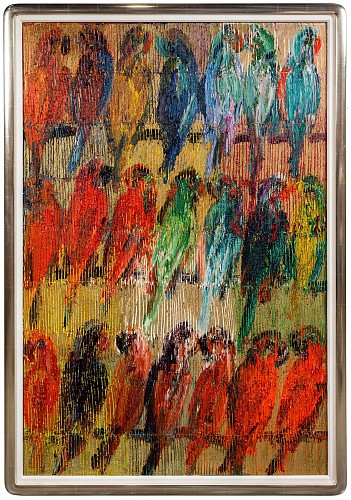 oil on wood