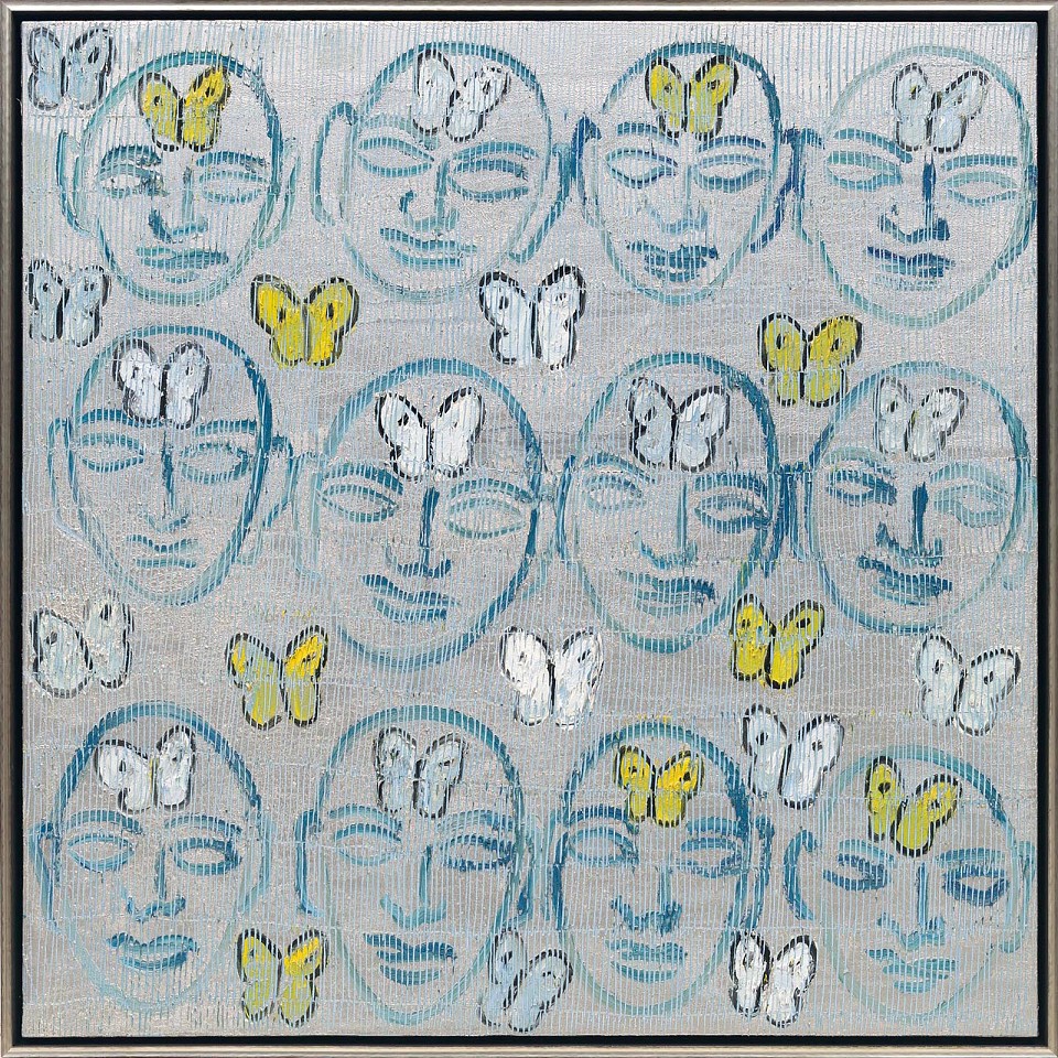 Hunt Slonem, Nityananda Bliss, 2021
48" x 48", 50" x 50" framed
Oil on canvas
HS 340
Price Upon Request