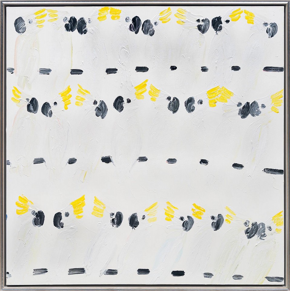 Hunt Slonem, Cockatoos Citron, 2024
48" x 48", 50" x 50" framed
Oil on canvas
HS 342
Price Upon Request
