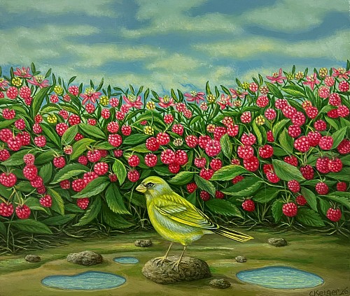 Charles Keiger -&nbsp;Finch with Raspberries, 2026