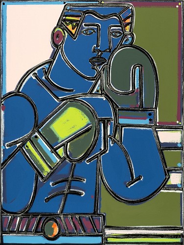 America Martin -&nbsp;Boxer #2, (Blue), 2026