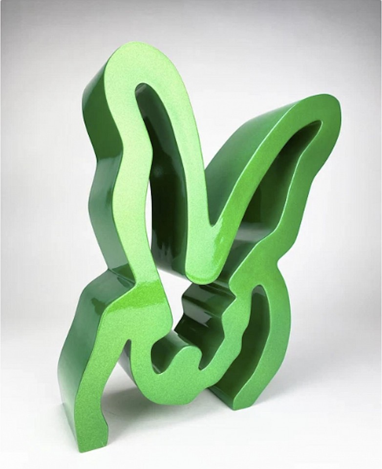 Hunt Slonem, Green/Powder Coated Aluminum Sculpture, 2022
14" x 12" x 4"
Powder Coated Aluminum Sculpture
IDW 24
Price Upon Request