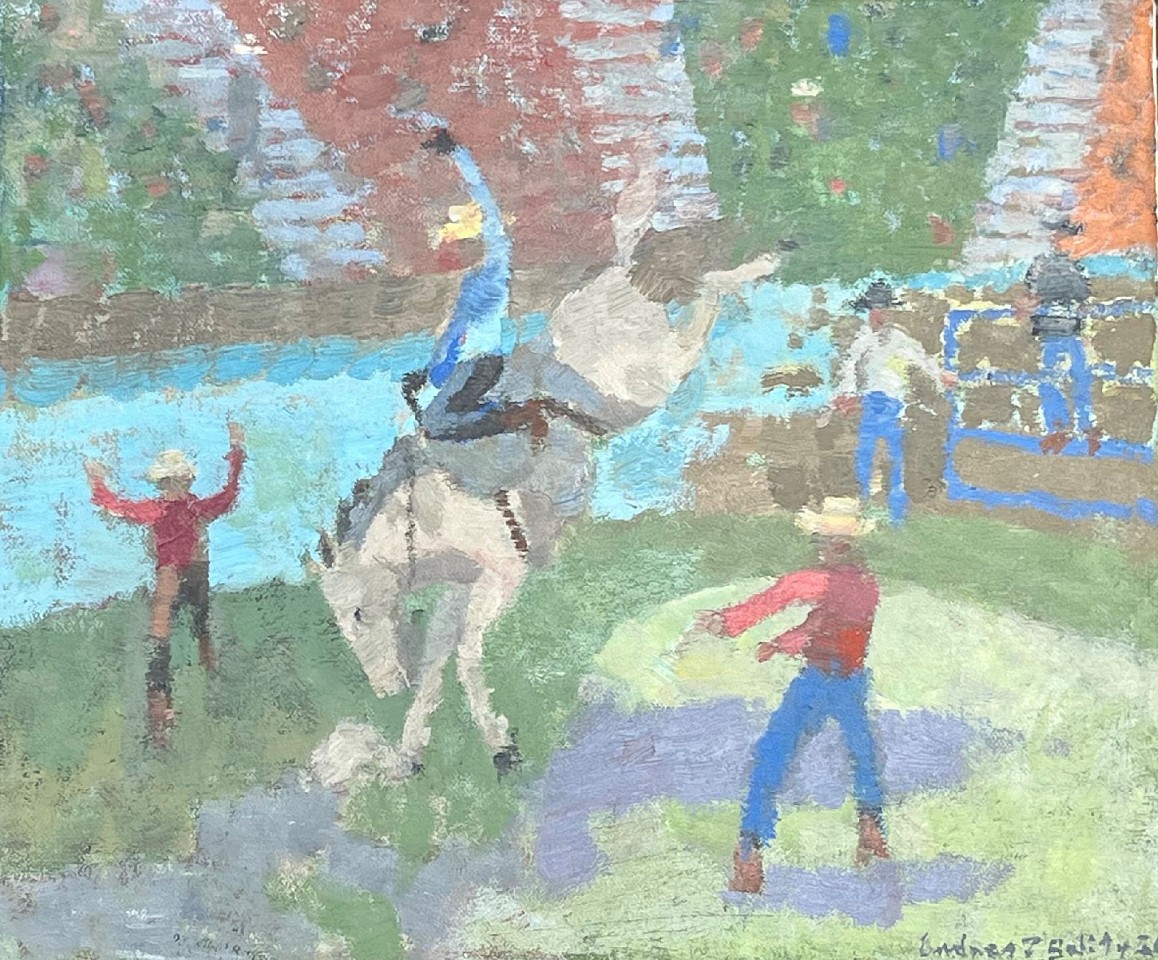 Andras Bality, Bucking Bronco, 2026
10" x 12"
Oil on canvas
AB 61
Price Upon Request