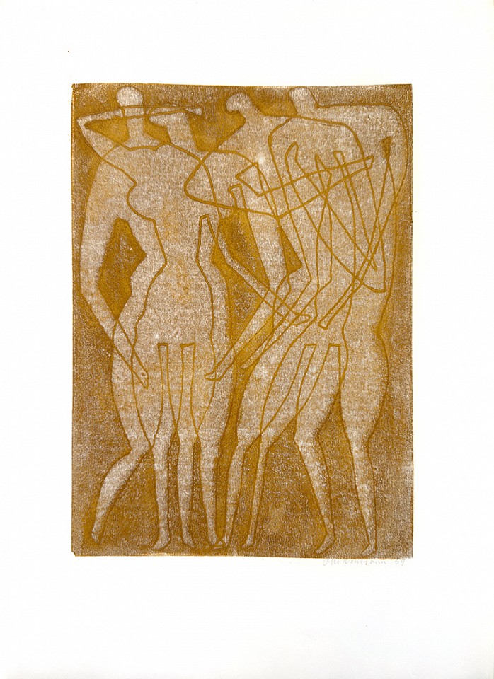 Otto Neumann 1895-1975, Woman with Three Men, 1959
24.5" x 17.5", unframed
Monotype on paper
OT 051036
Price Upon Request